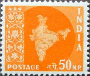 map of india orange