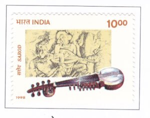 Sarod stringed instrument