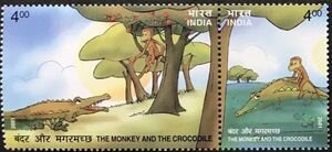 Monkey and Crocodile