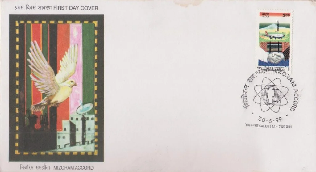 Mizoram Accord - First Day Cover