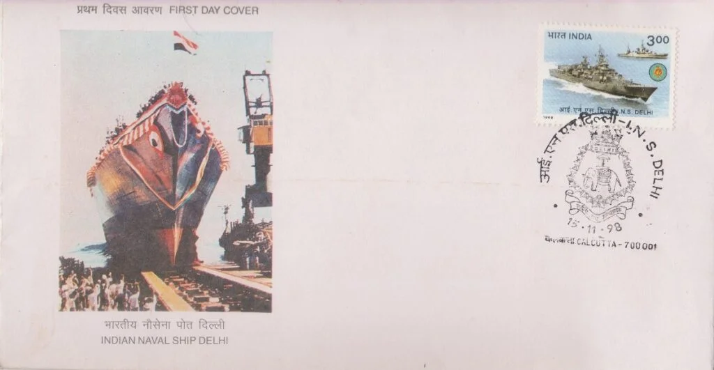 INS Delhi - First Day Cover