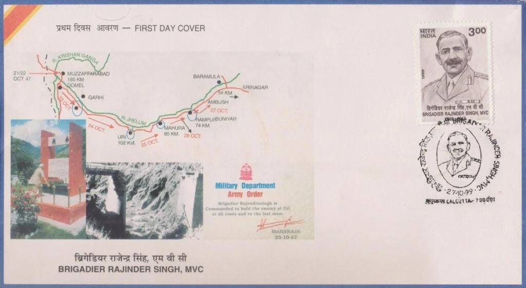 Brigadier Rajinder Singh (1899-1947) - First Day Cover