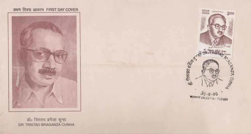 Dr. Tristao Braganza Cunha (1891-1958) - First Day Cover