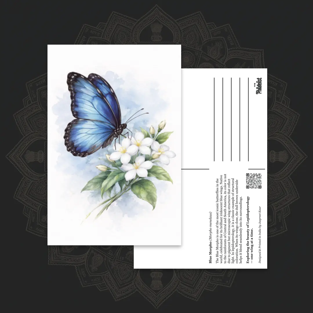 Butterfly Postcards – Blue Morpho