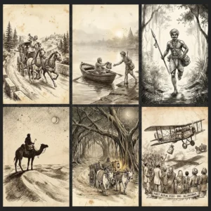Forgotten Messengers of India (6 Postcards Set)