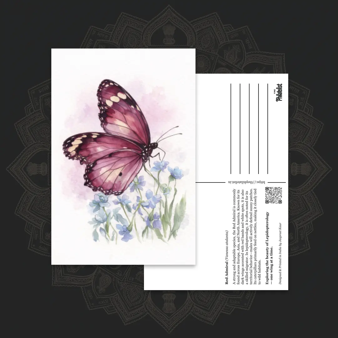 Butterfly Postcards – Red Admiral
