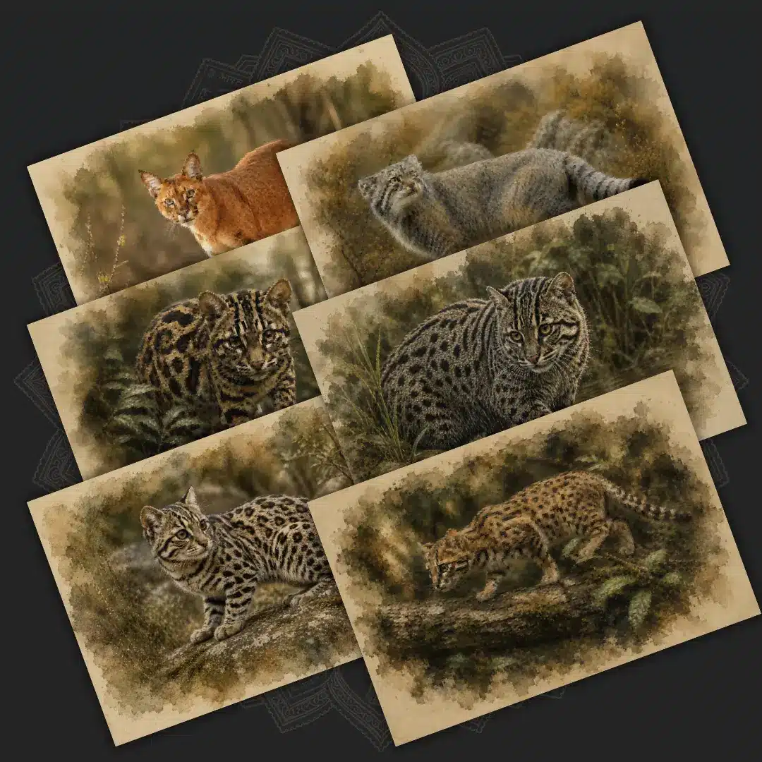 Wild Cat Postcards – Hidden Wildcats of the World